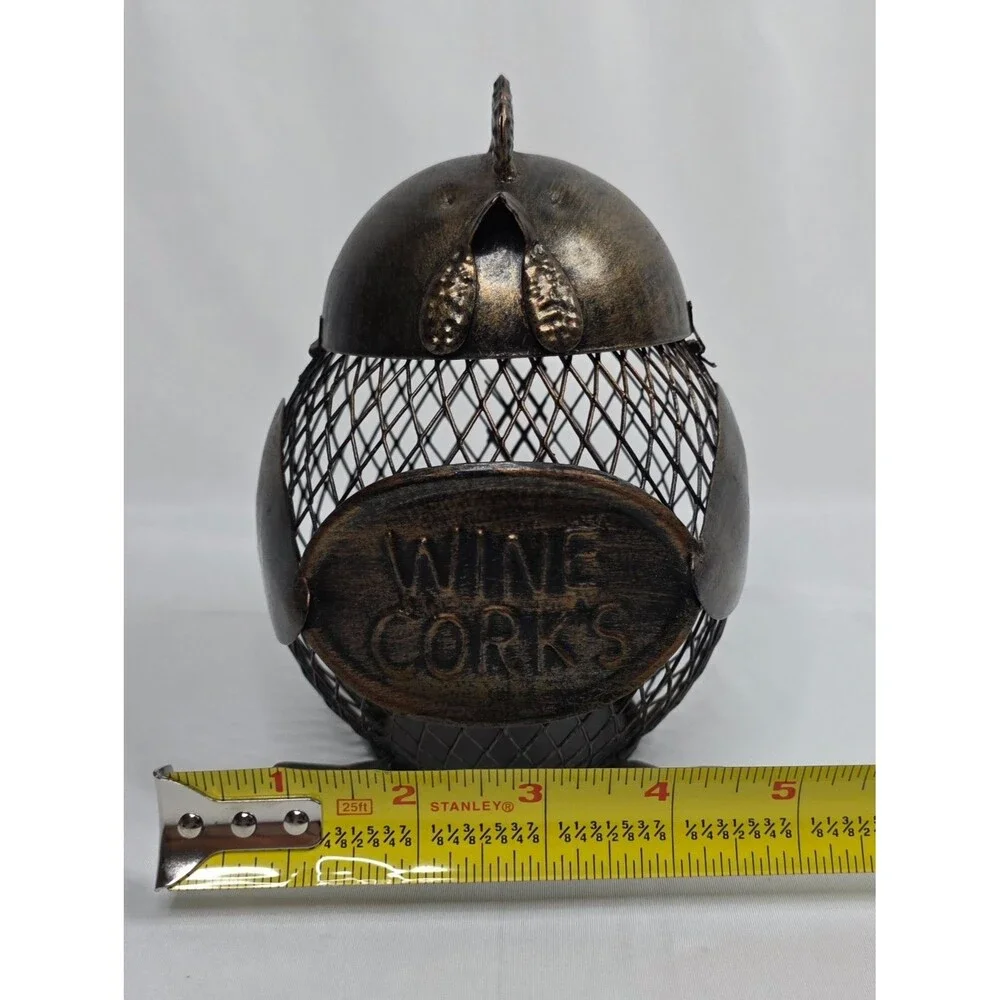 True Gobble Hen Cork Holder Metal Chicken Wine Cork Holder Rustic Farmhouse